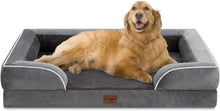 Load image into Gallery viewer, Orthopedic Comfy Dog Bed - Dark Grey Extra Large
