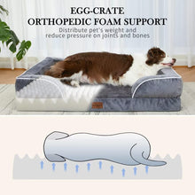 Load image into Gallery viewer, Orthopedic Comfy Dog Bed - Dark Grey Extra Large
